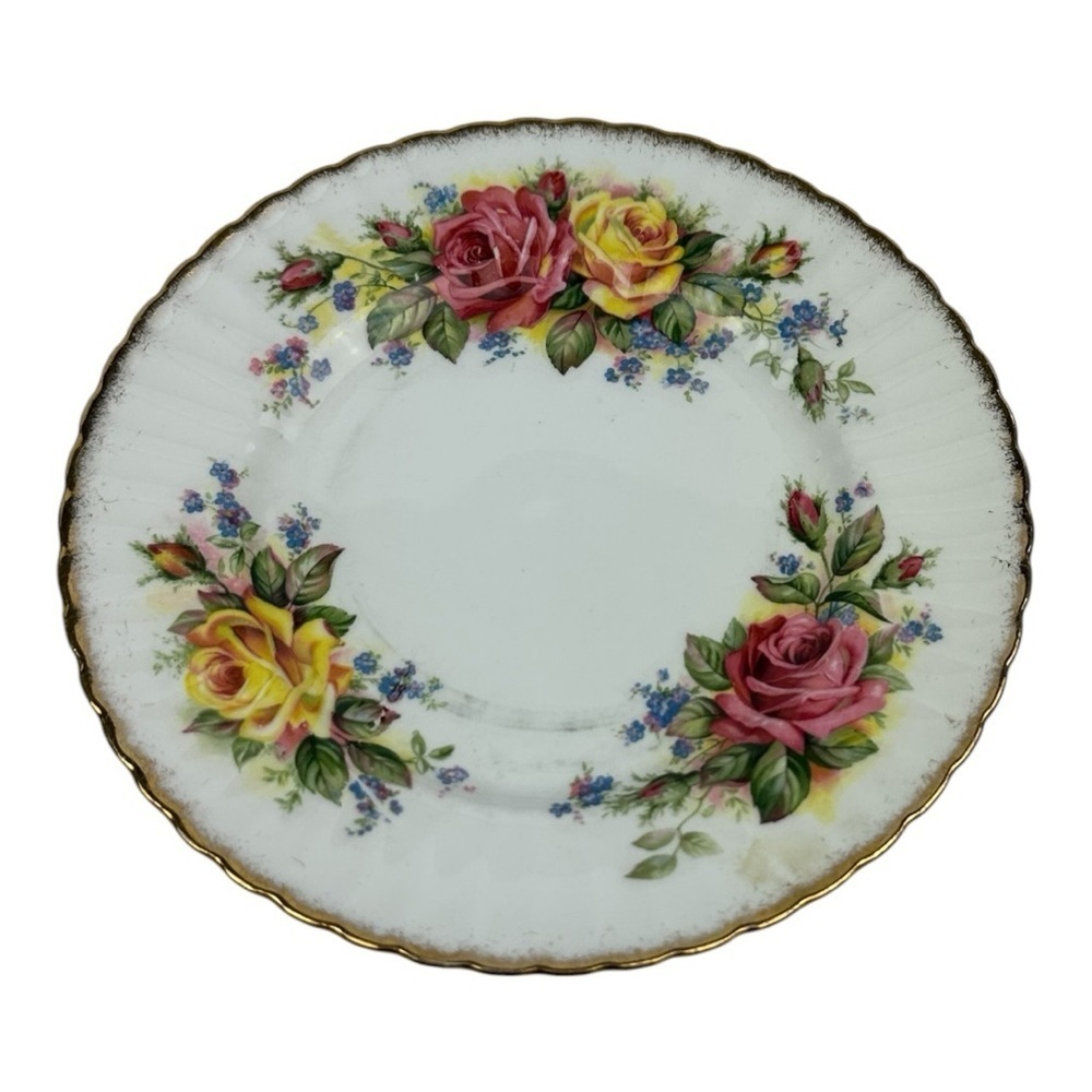 Vintage Paragon Grandma Roses Salad Plate